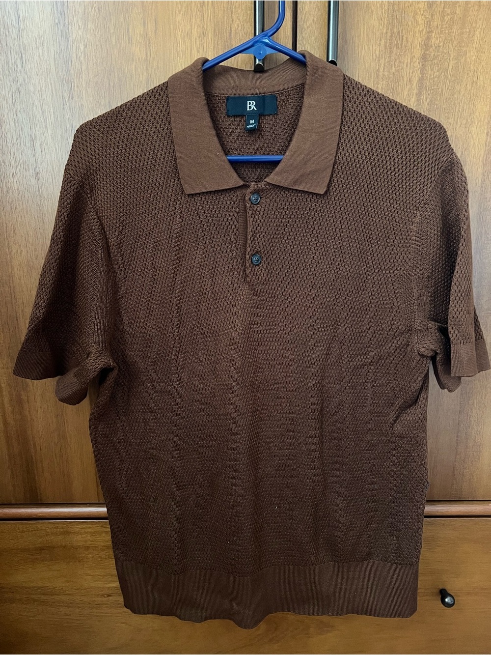 Banana Republic Men's Brown Textured Polo